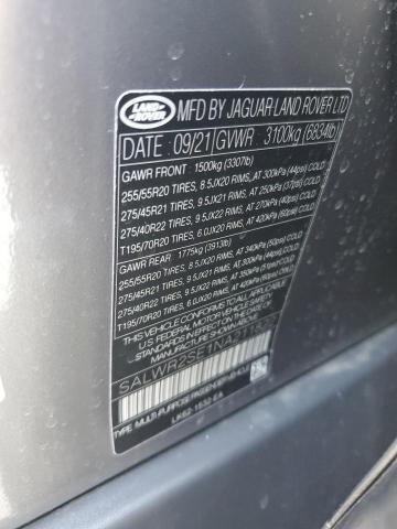 2022 Land Rover Range Rover Sport Hse Dynamic VIN: SALWR2SE1NA211822 Lot: 59861314