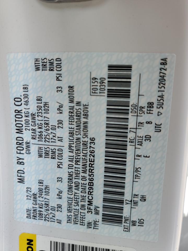 3FMCR9B65RRE26736 2024 Ford Bronco Sport Big Bend