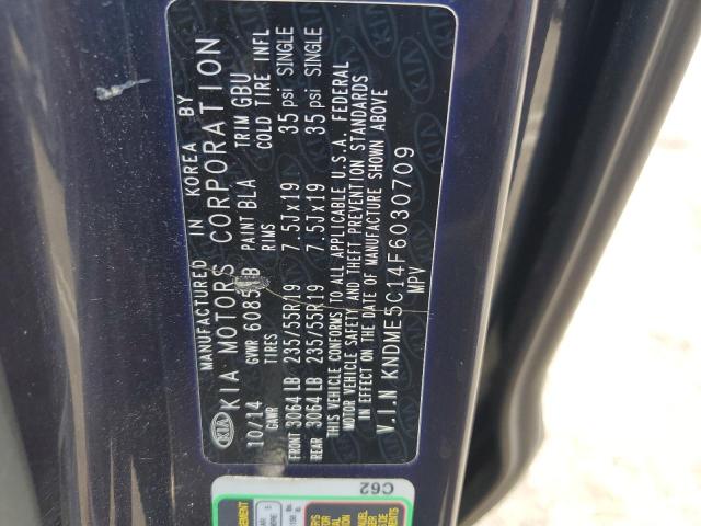 2015 KIA SEDONA SXL - KNDME5C14F6030709
