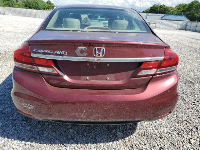 2013 Honda Civic Exl VIN: 2HGFB2F9XDH551562 Lot: 58008604