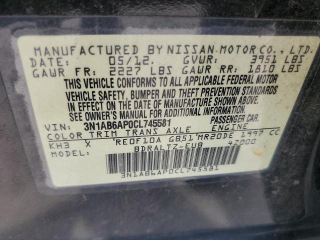 2012 Nissan Sentra 2.0 VIN: 3N1AB6AP0CL745581 Lot: 56448504