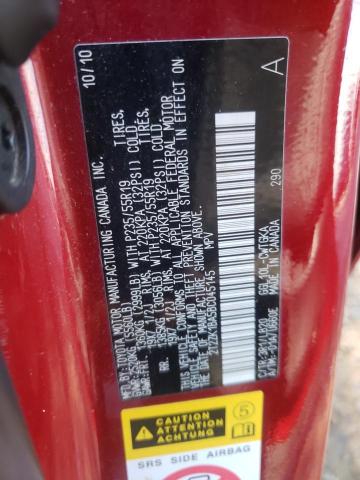 2011 Lexus Rx 350 VIN: 2T2ZK1BA5BC045145 Lot: 57863264