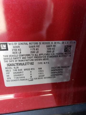 2018 GMC Terrain Sle VIN: 3GKALTEV8JL277182 Lot: 59062104