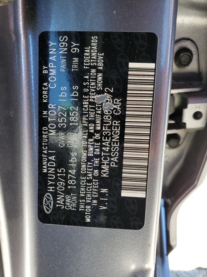 KMHCT4AE3FU862972 2015 Hyundai Accent Gls