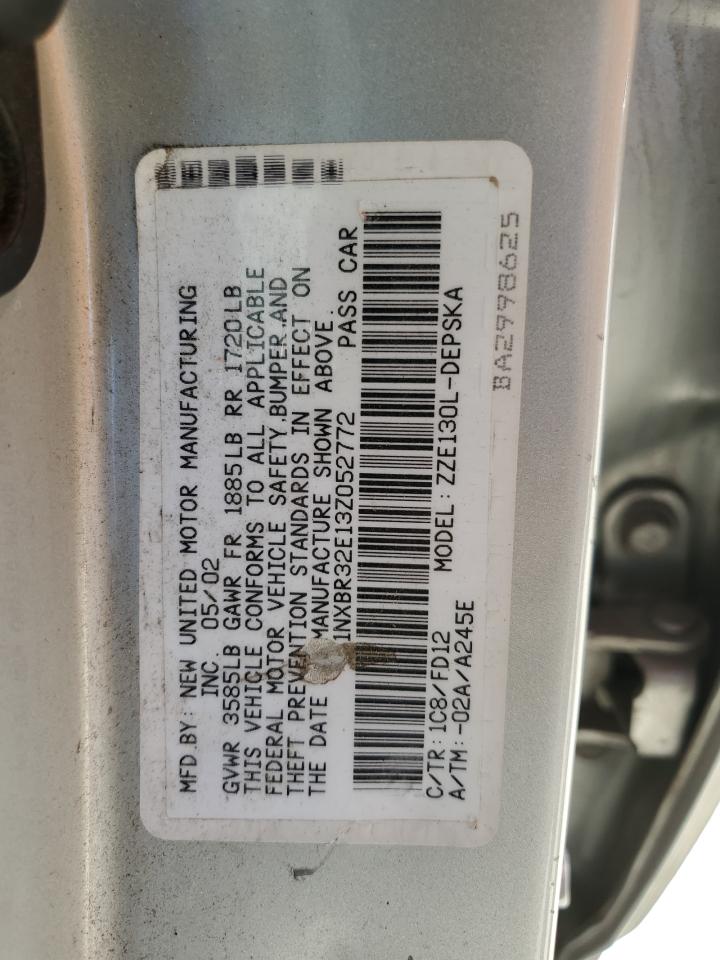 1NXBR32E13Z052772 2003 Toyota Corolla Ce