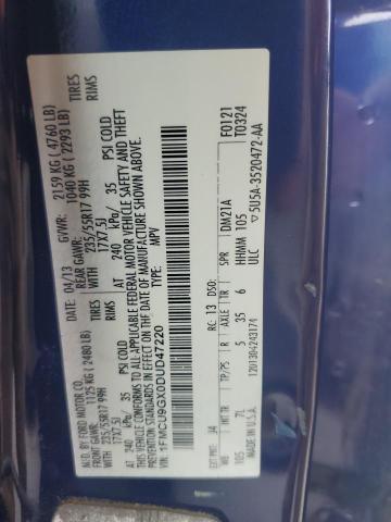 VIN 1FMCU9GX0DUD47220 2013 Ford Escape, SE no.13