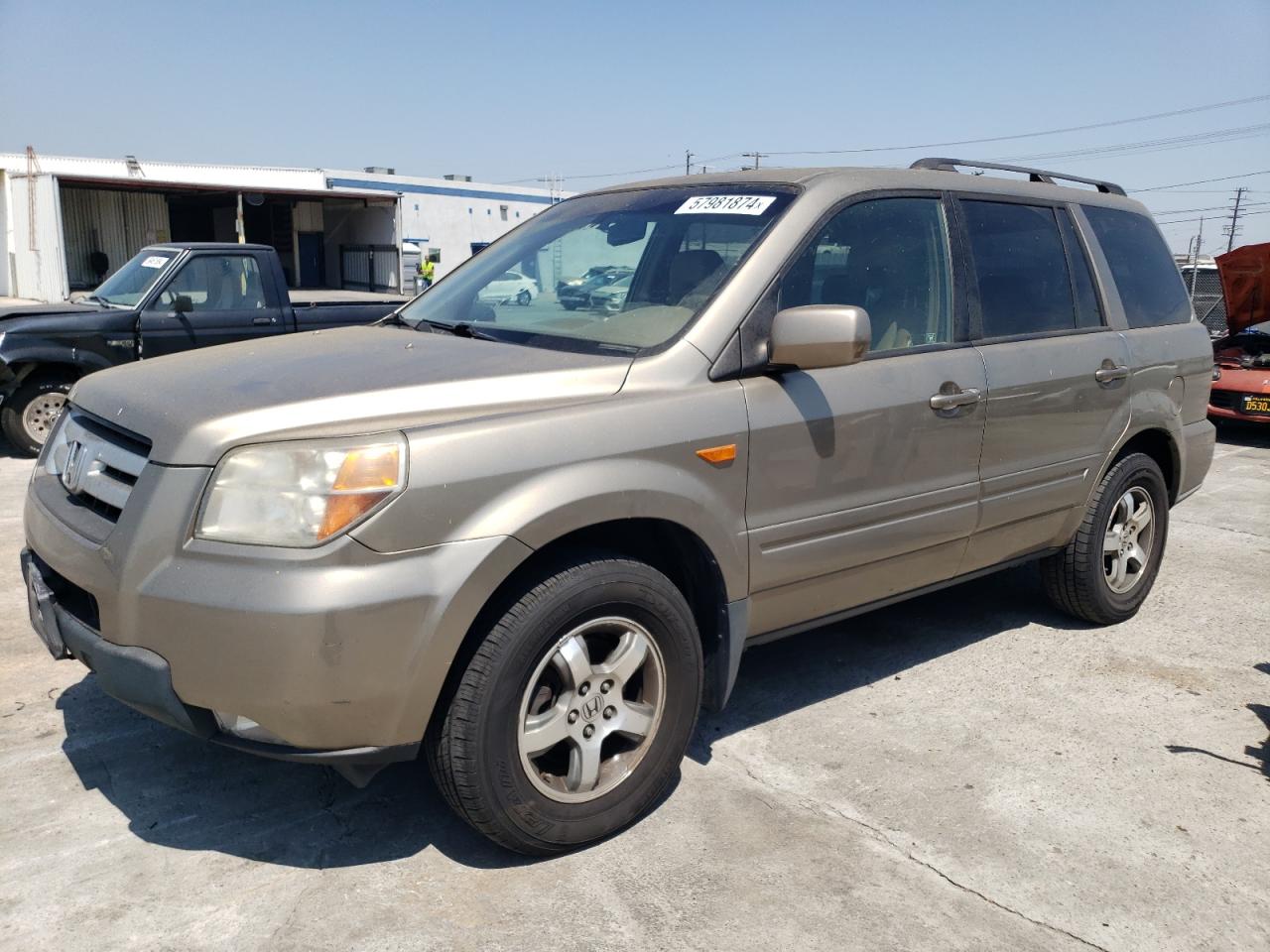 5FNYF28588B025884 2008 Honda Pilot Exl