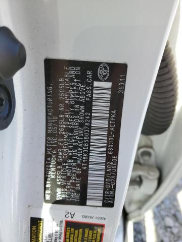 2011 Toyota Avalon Base VIN: 4T1BK3DB5BU378242 Lot: 61310004