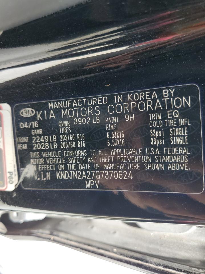 KNDJN2A27G7370624 2016 Kia Soul