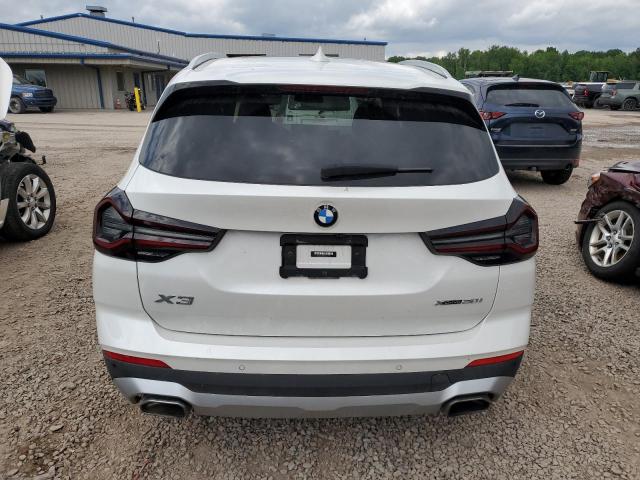 2022 BMW X3 xDrive30I VIN: 5UX53DP03N9K52076 Lot: 57236504
