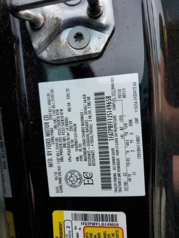 2018 Ford Mustang Gt VIN: 1FATP8FF1J5149658 Lot: 54798424