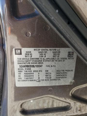 2011 Buick Enclave Cxl VIN: 5GAKRBED0BJ183047 Lot: 59099884