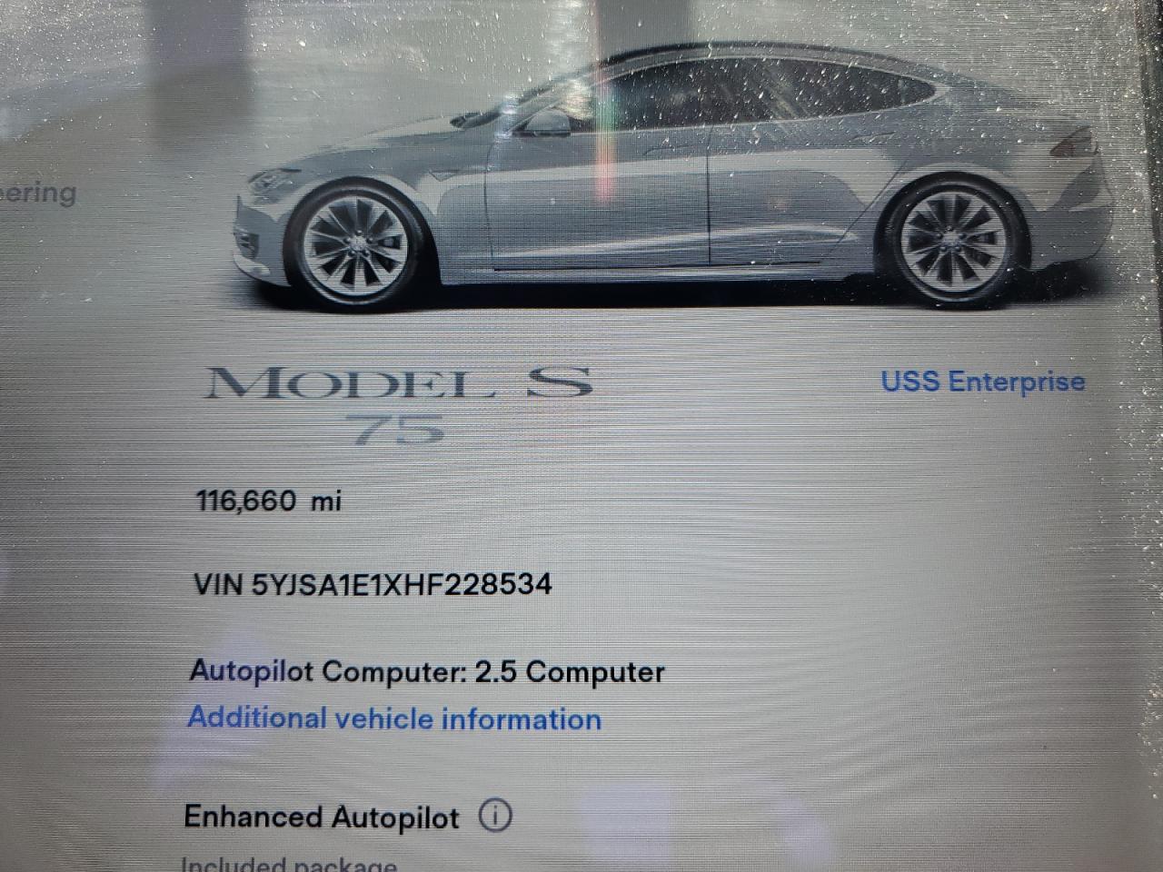 5YJSA1E1XHF228534 2017 Tesla Model S