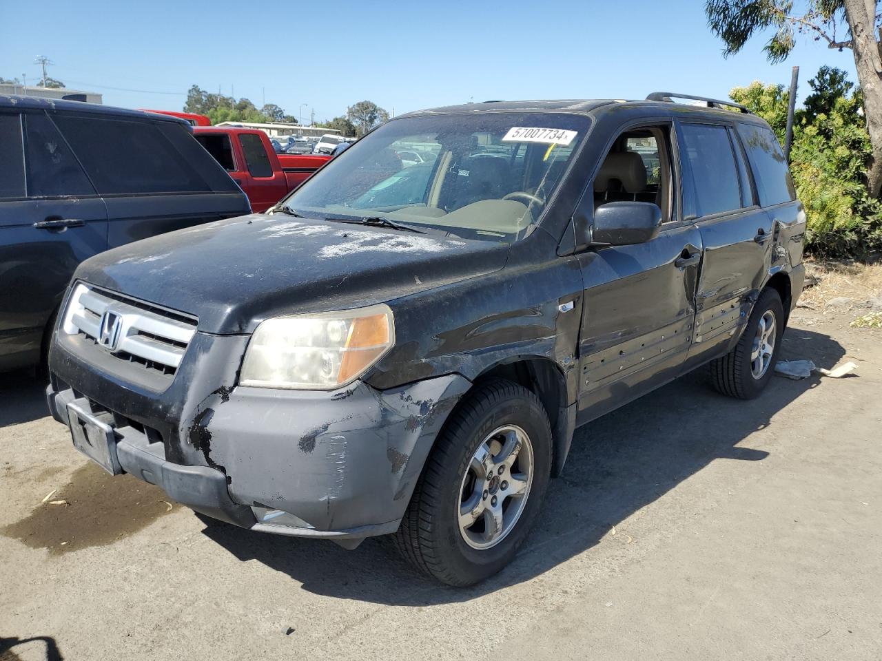 5FNYF28587B004015 2007 Honda Pilot Exl