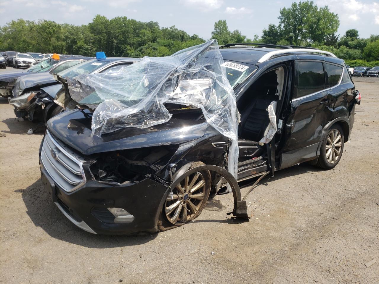 Lot #2977129195 2017 FORD ESCAPE TIT