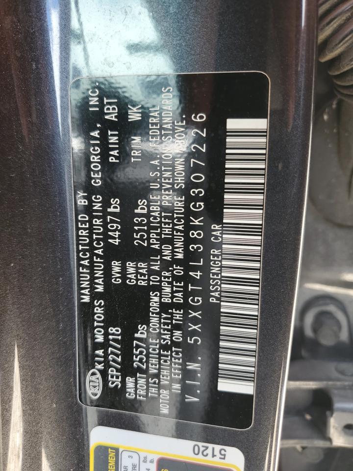 5XXGT4L38KG307226 2019 Kia Optima Lx