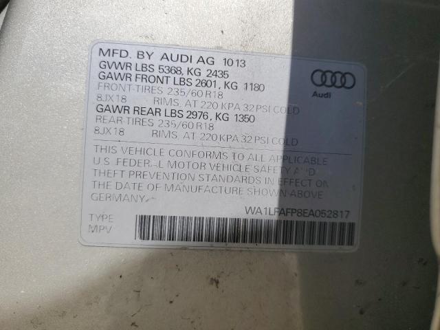 VIN WA1LFAFP8EA052817 2014 Audi Q5, Premium Plus no.13