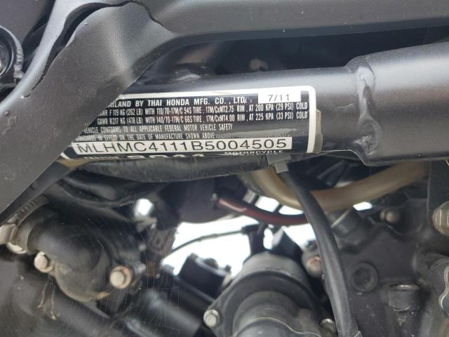 2011 HONDA CBR250 R MLHMC4111B5004505