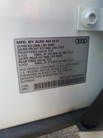 2025 Audi Q7 Premium Plus VIN: WA1LCBF75SD002014 Lot: 59527304