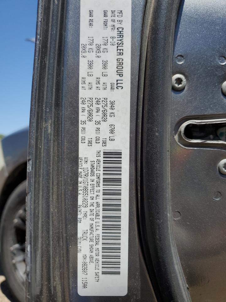 1D7RV1GT0BS510229 2011 Dodge Ram 1500