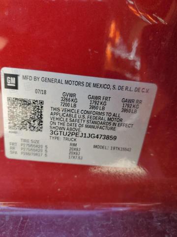 2018 GMC SIERRA K15 - 3GTU2PEJ1JG473859
