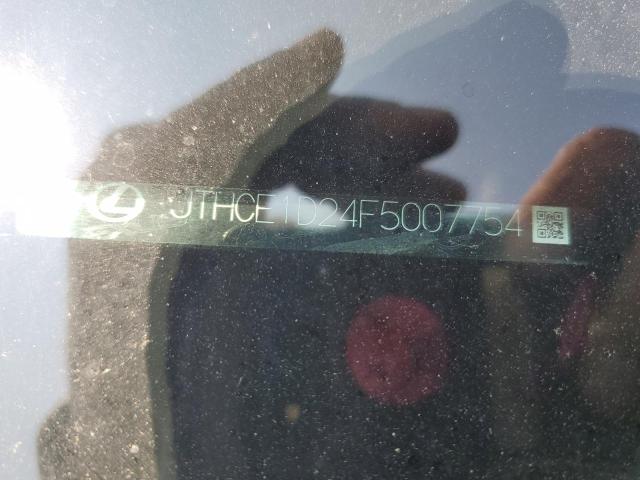 2015 Lexus Is 350 VIN: JTHCE1D24F5007754 Lot: 59412724