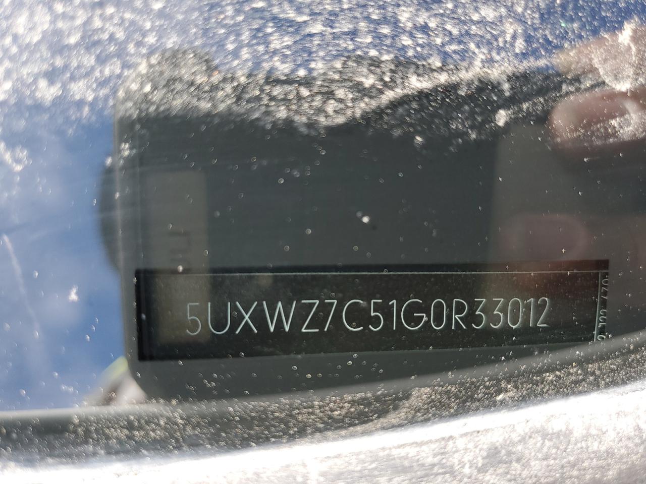 5UXWZ7C51G0R33012 2016 BMW X3 Sdrive28I