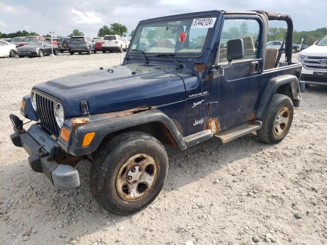 2002 Jeep Wrangler / Tj Sport VIN: 1J4FA49S82P720332 Lot: 57442124