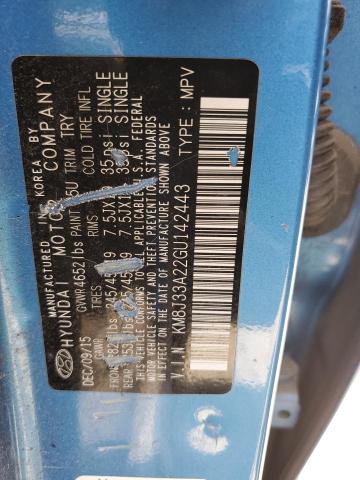 2016 Hyundai Tucson Limited VIN: KM8J33A22GU142443 Lot: 56652474