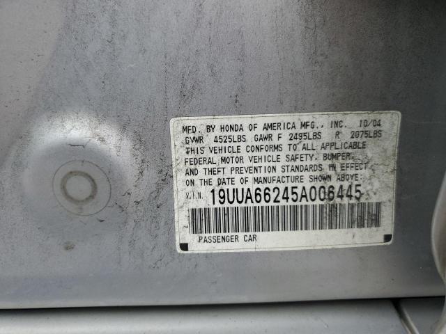 19UUA66245A006445 2005 Acura Tl