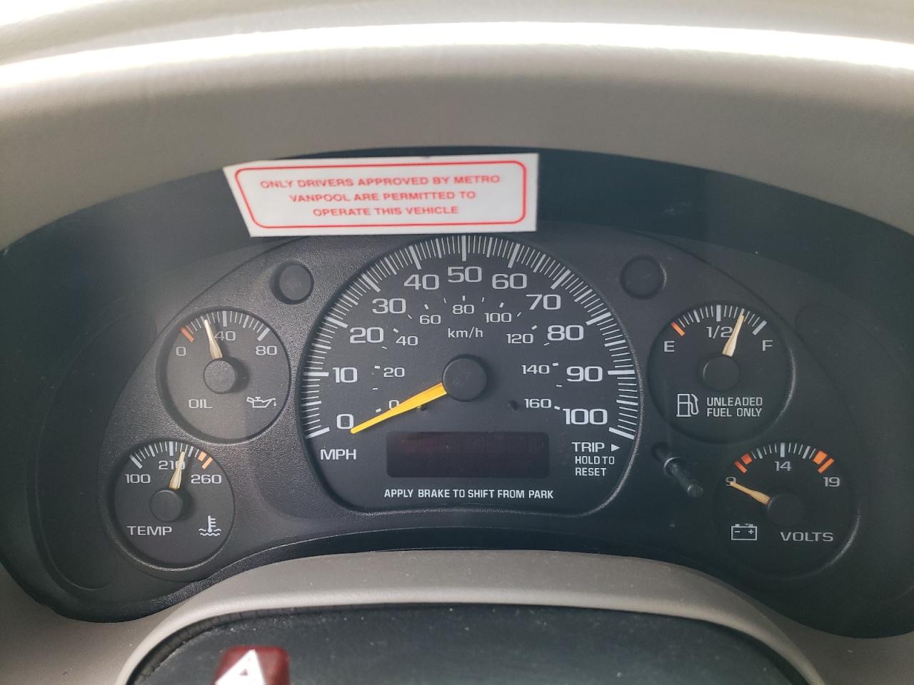 1GNDM19W9YB178077 2000 Chevrolet Astro