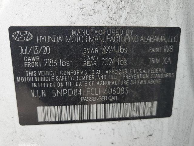 2020 HYUNDAI ELANTRA SE - 5NPD84LF0LH606083