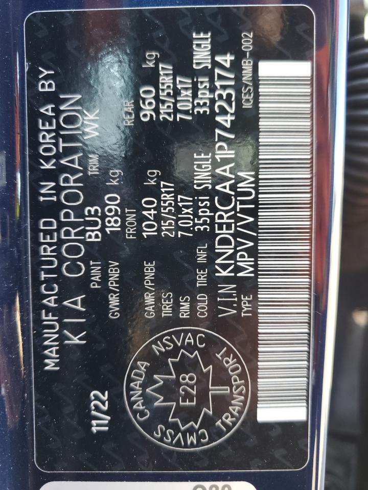 KNDERCAA1P7423174 2023 Kia Seltos Ex