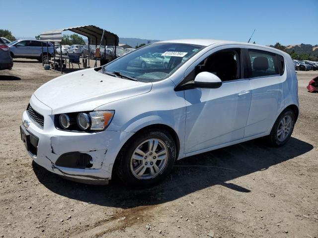 CHEVROLET SONIC LT 2013 white  gas 1G1JC6SG9D4107239 photo #1