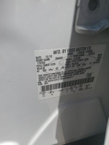 2011 Ford Edge Limited VIN: 2FMDK3KC1BBA68471 Lot: 59354944