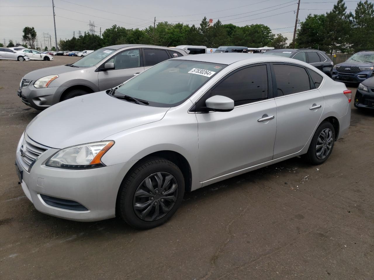 3N1AB7AP0FL654353 2015 Nissan Sentra S