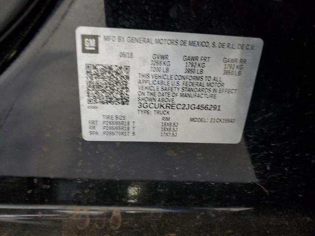 2018 CHEVROLET SILVERADO - 3GCUKREC2JG456291
