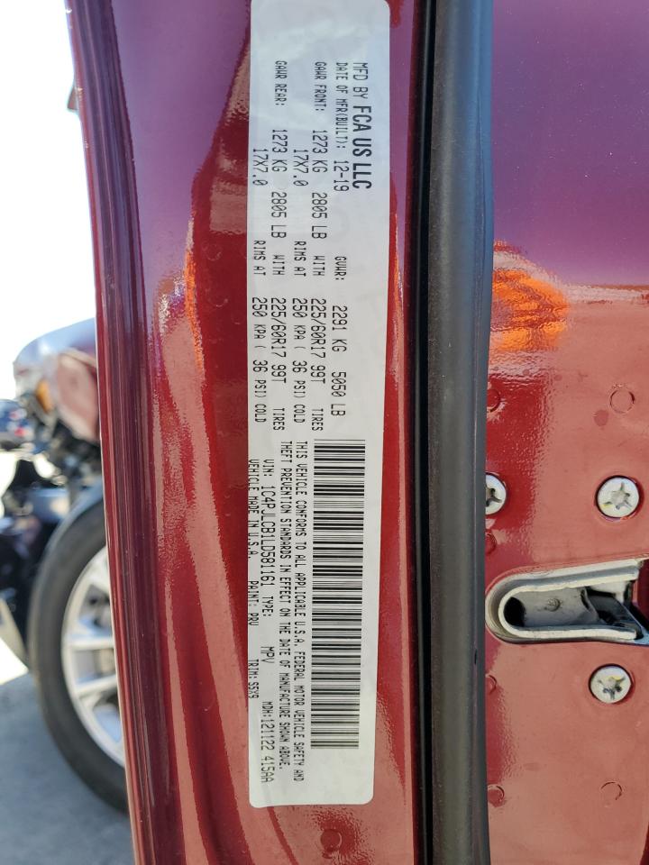 1C4PJLCB1LD581161 2020 Jeep Cherokee Latitude