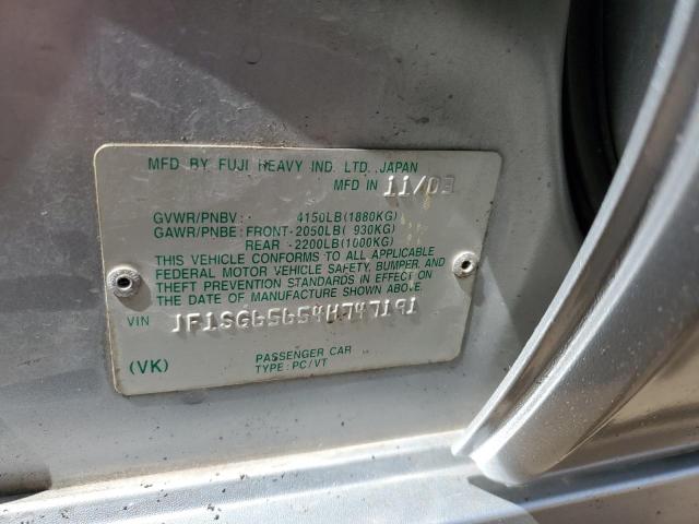 2004 Subaru Forester 2.5Xs VIN: JF1SG65654H747191 Lot: 60961524