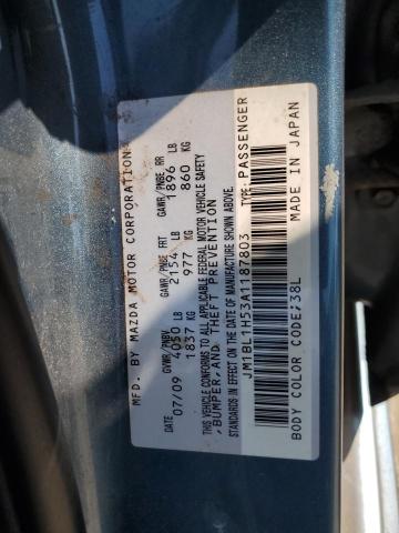 2010 Mazda 3 S VIN: JM1BL1H53A1187803 Lot: 61050164