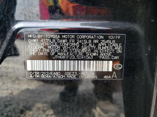 2020 LEXUS IS 300 F-S JTHG81F22L5041063