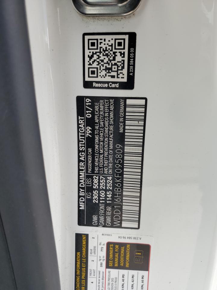 WDD1J6HB6KF095809 2019 Mercedes-Benz E 450