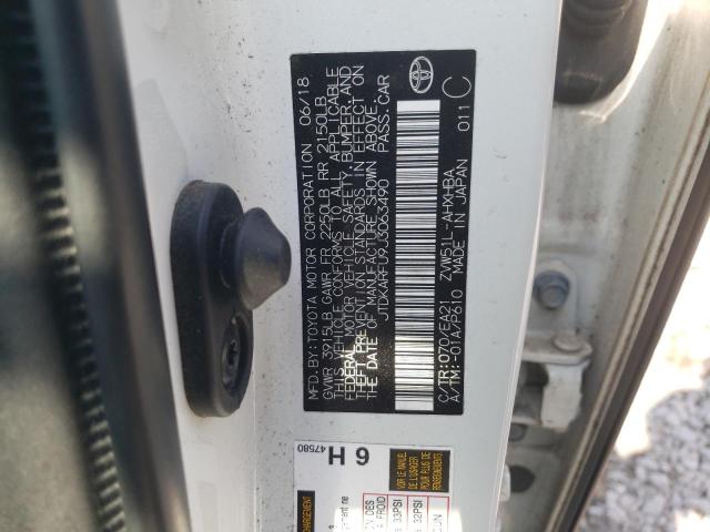 2018 Toyota Prius VIN: JTDKARFU9J3063490 Lot: 57456604