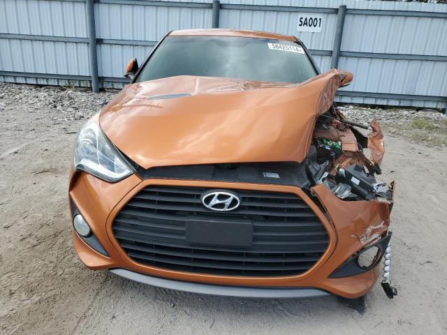 2015 Hyundai Veloster Turbo VIN: KMHTC6AE2FU243095 Lot: 58425114