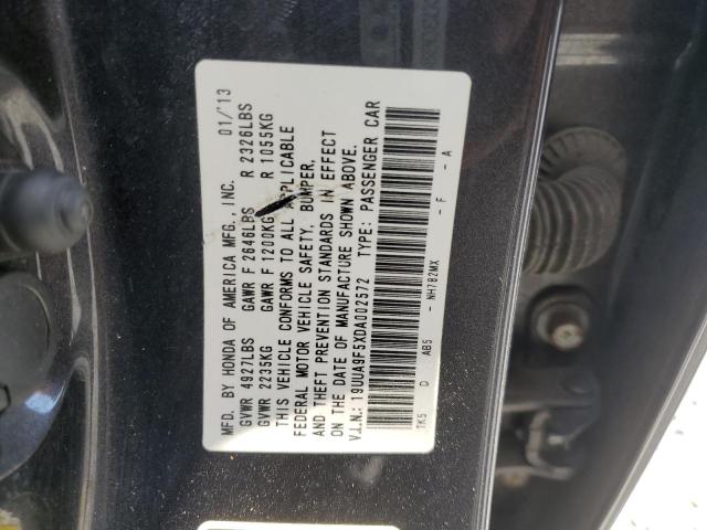 2013 Acura Tl Tech VIN: 19UUA9F5XDA002572 Lot: 58490934