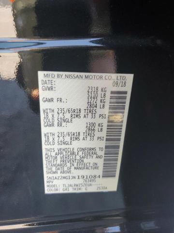 2018 Nissan Murano S VIN: 5N1AZ2MG1JN191084 Lot: 60251094