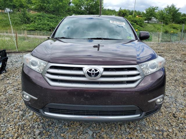 VIN 5TDBK3EH0DS258198 2013 Toyota Highlander, Base no.5