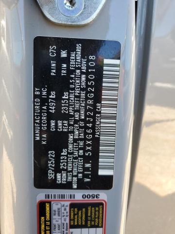 2024 Kia K5 Gt Line VIN: 5XXG64J27RG250108 Lot: 57955604