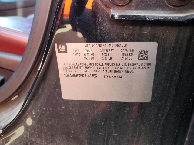 2013 Cadillac Ats Luxury VIN: 1G6AH5RX6D0141755 Lot: 59478714