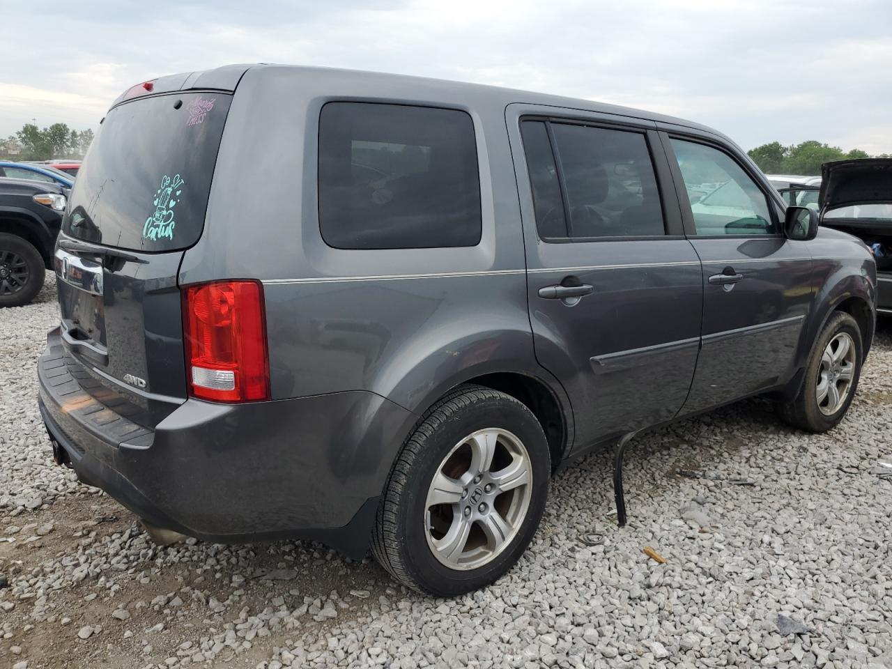 5FNYF4H57DB014672 2013 Honda Pilot Exl